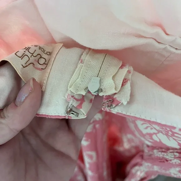 Vintage Sun Fashions Honolulu Hawaii Pink Size 8/10 Dress - Picture 5 of 7